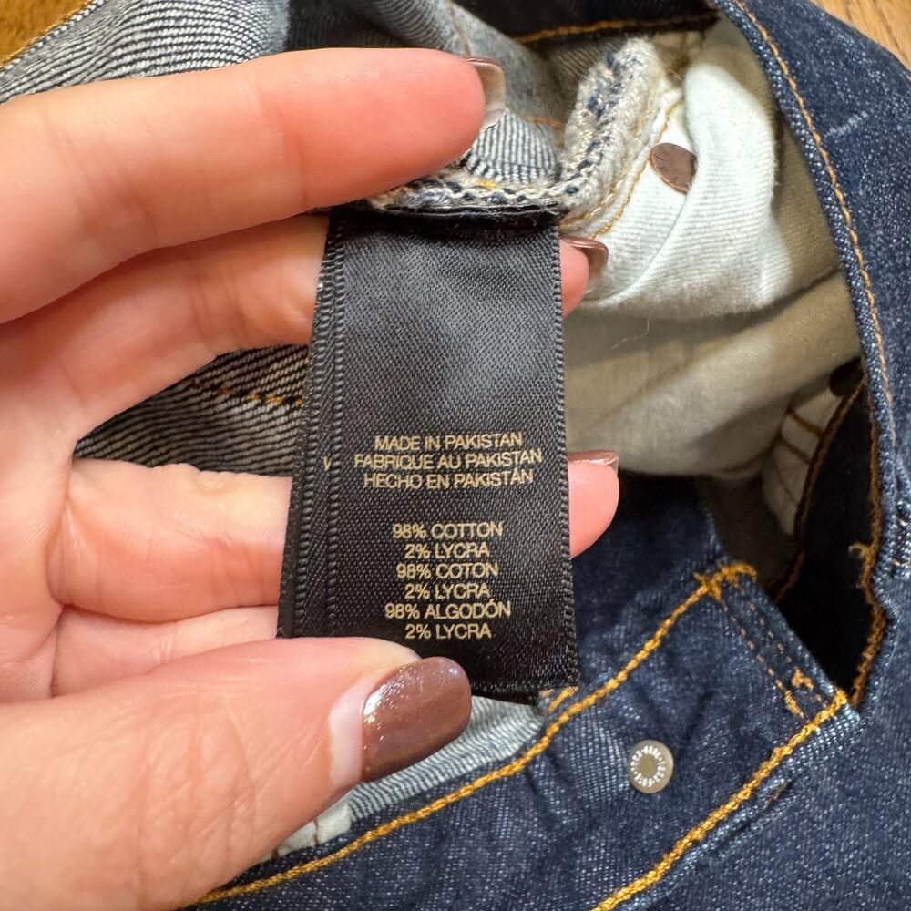 Frye Jeans Womens Size 28 Skinny Fit Mid Rise Dark Wash Denim Inseam 30" - Picture 7 of 7